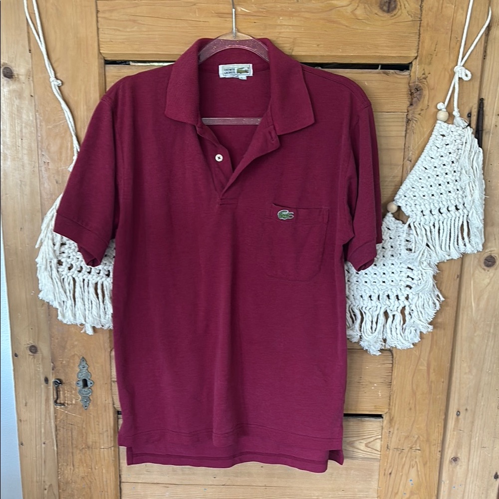 Lacoste Merlot Polo Shirt